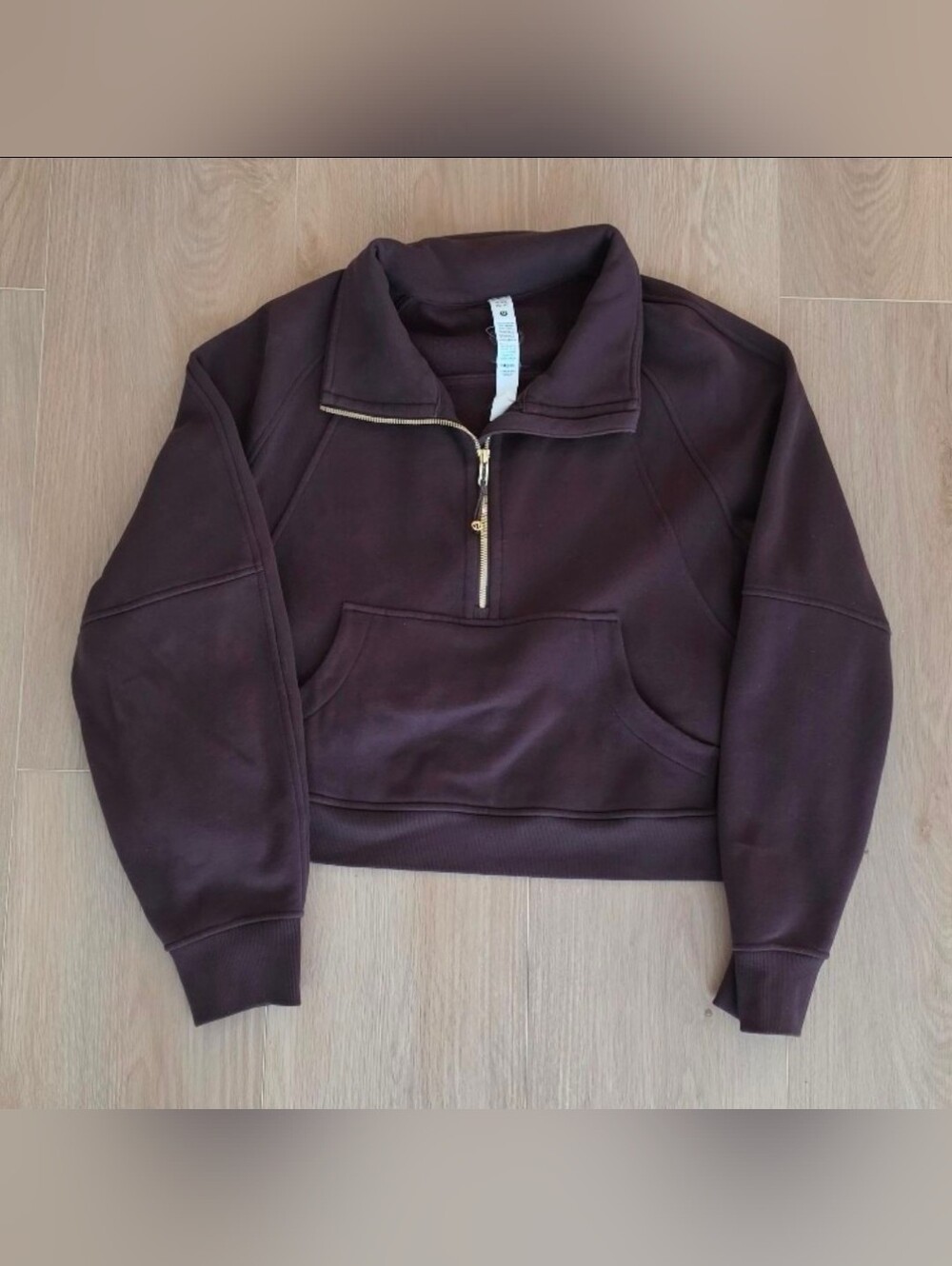 Lululemon oversized scuba funnel neck half-zip